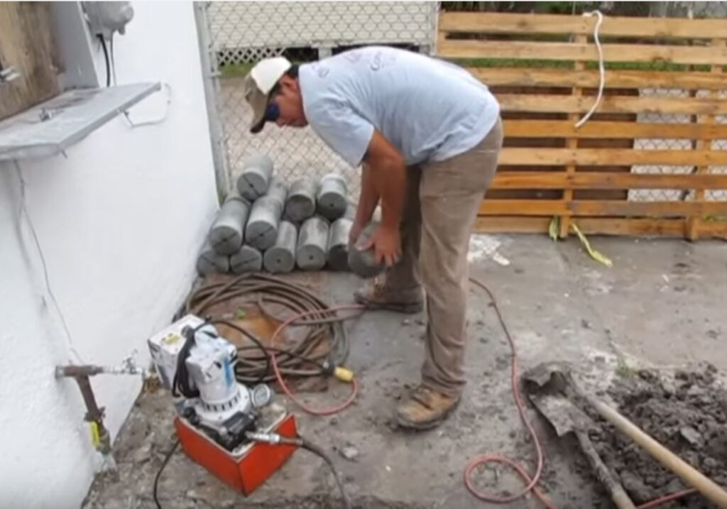 Slab Pier Installation in Plantation, FL